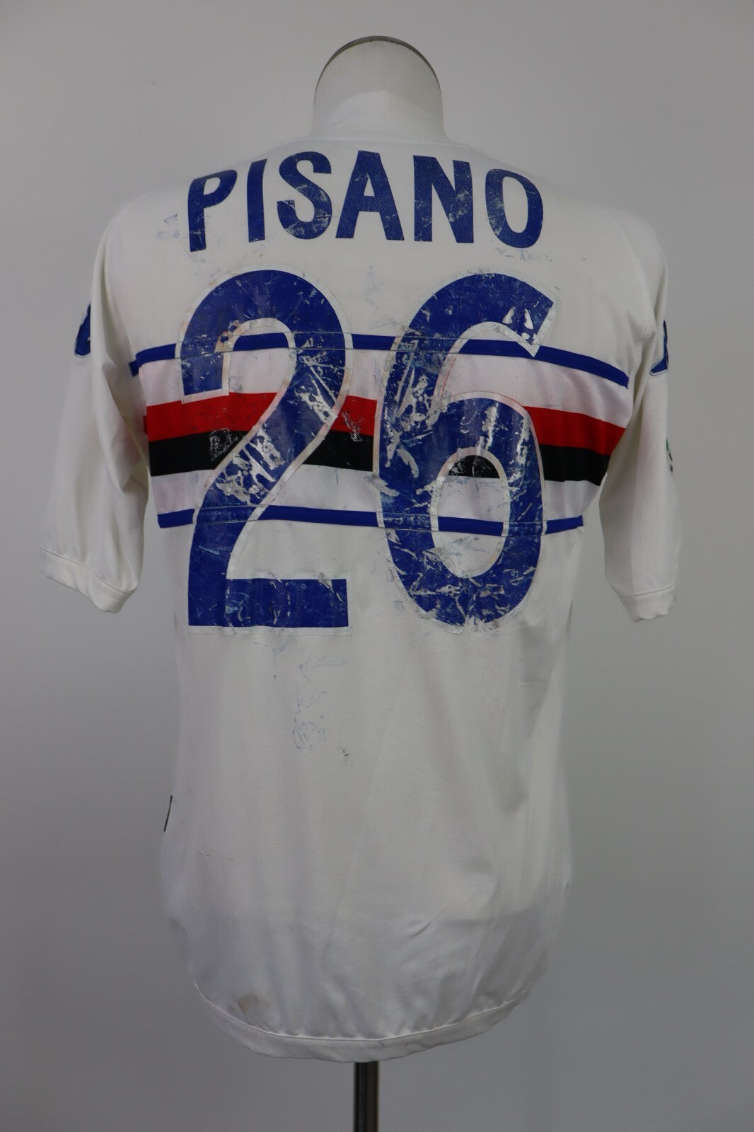 KAPPA SAMPDORIA PISANO N  26 MAGLIA CALCIO TG XL UOMO MAN T-SHIRT SOCCER SPORT