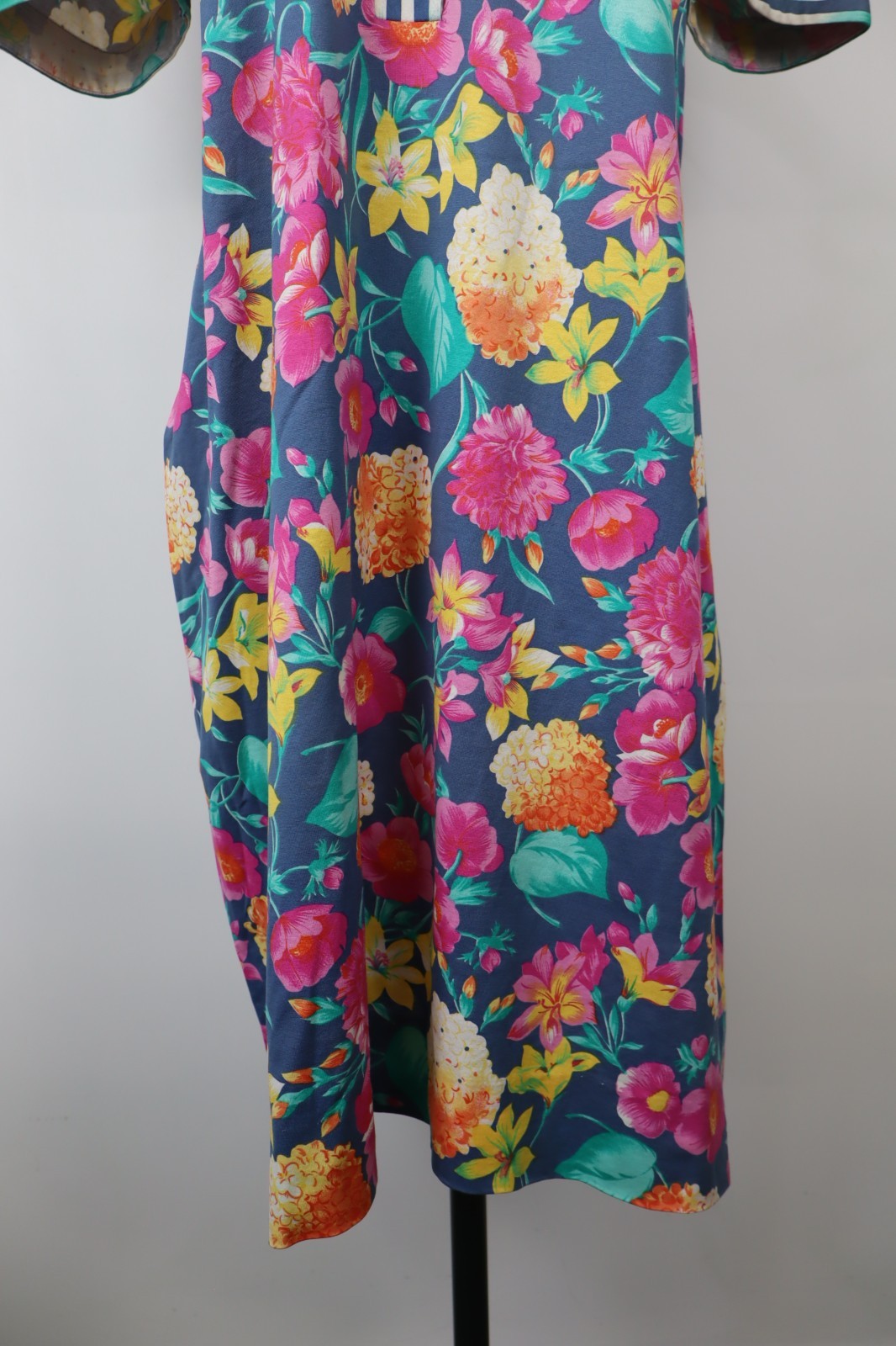 PIERRE CARDIN VESTITO SMANICATO DONNA 54 WOMAN CASUAL VINTAGE DRESS ABITO COTONE