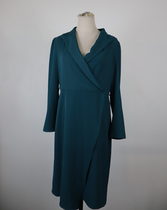 PIERRE CARDIN VESTITO ABITO DONNA TG. 48 WOMAN CASUAL VINTAGE DRESS CERNIERA