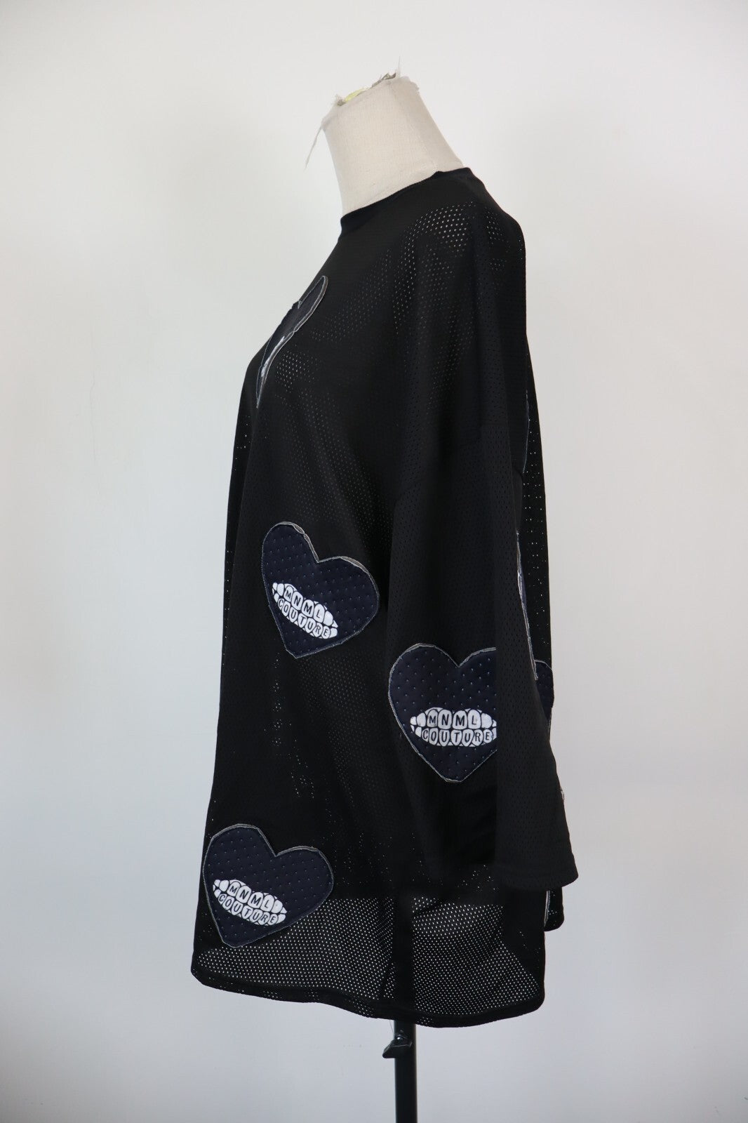 MNML  MINIMAL MAGLIA DONNA TAGLIA UNICA WOMAN CASUAL TOP T-SHIRT MANTELLA