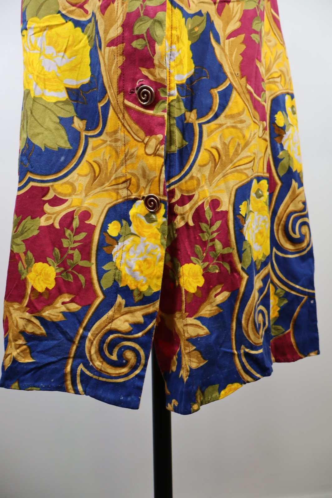 MARINA RINALDI VESTITO ABITO CON BOTTONI DONNA TG 21 WOMAN CASUAL VINTAGE DRESS