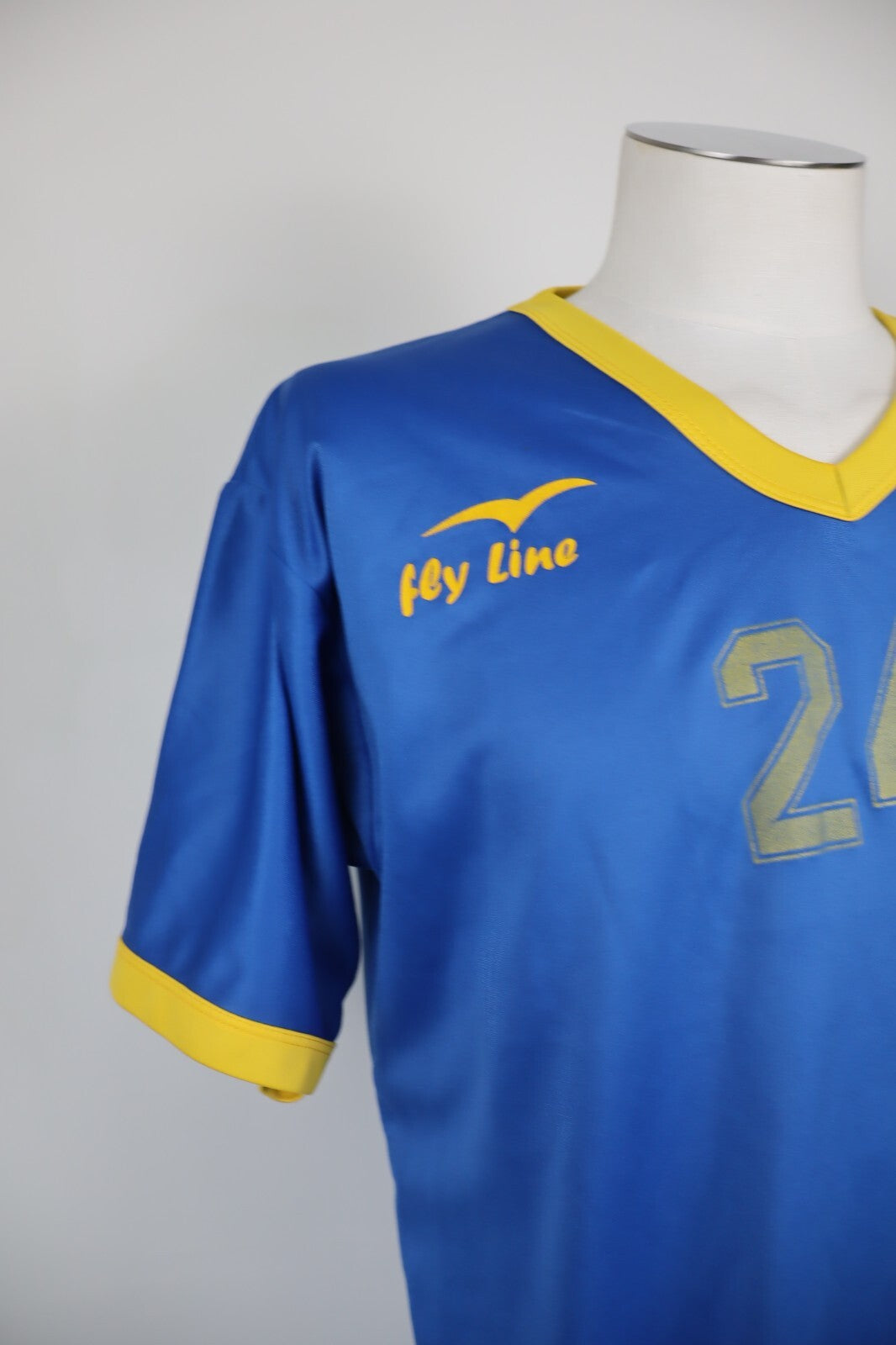 FLY LINE JUVE STABIA MAGLIA CALCIO TRIKOT UOMO XL SOCCER  T-SHIRT JERSEY VINTAGE