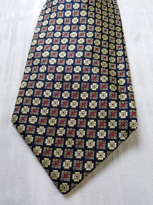 PROCHOWNICK MILANO 100% SILK TIE SETA CRAVATTA NECKTIE ITALY VINTAGE CLASSIC