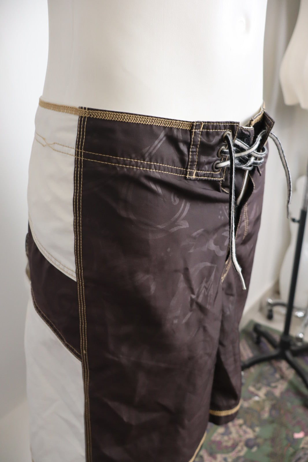 SUNDEK COSTUME PANTALONCINO MARE UOMO TG 37 MEN SWIMSUIT VINTAGE CASUAL