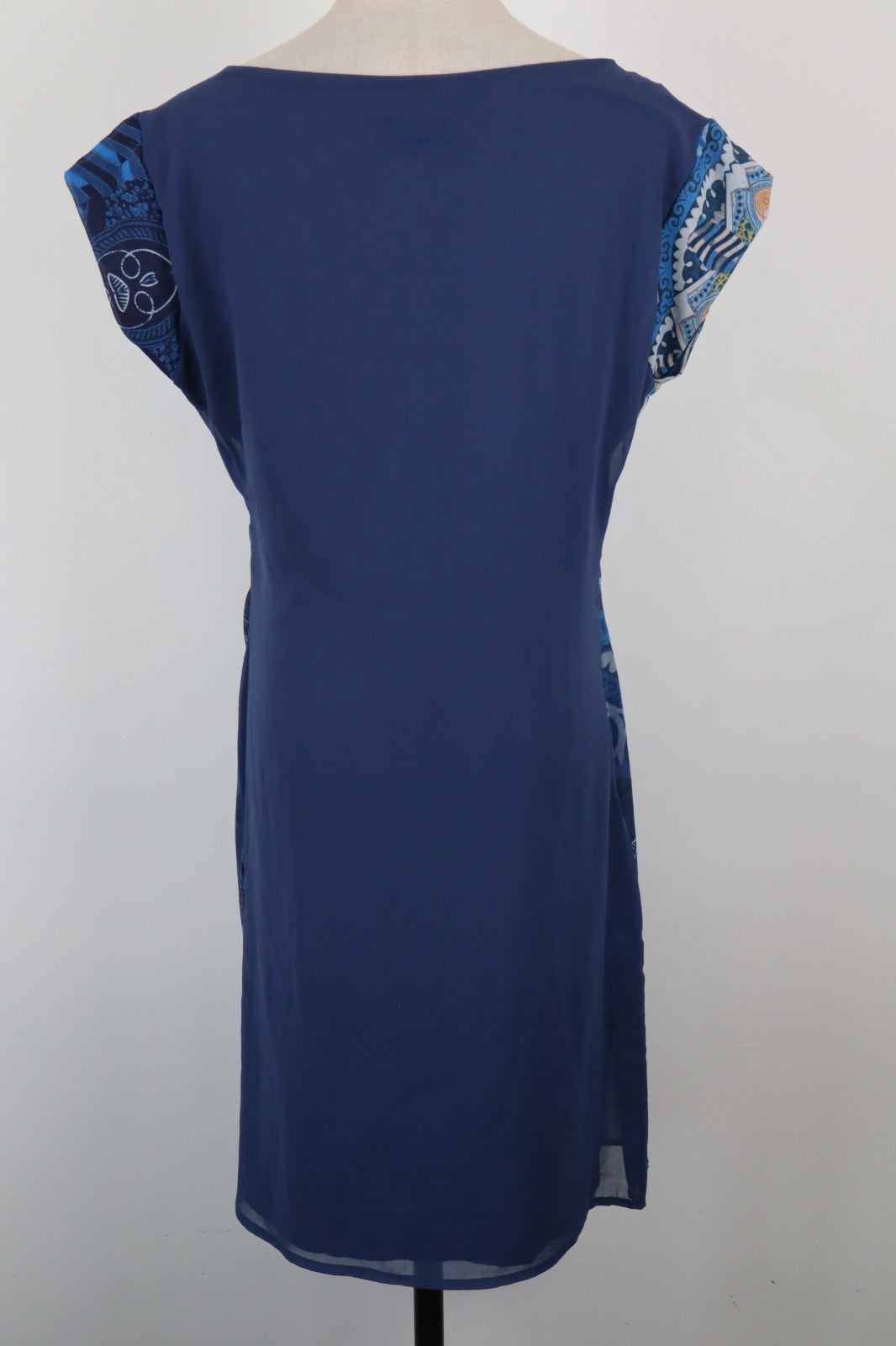 DESIGUAL VESTITO DONNA TG. 42 WOMAN CASUAL VINTAGE DRESS ABITO