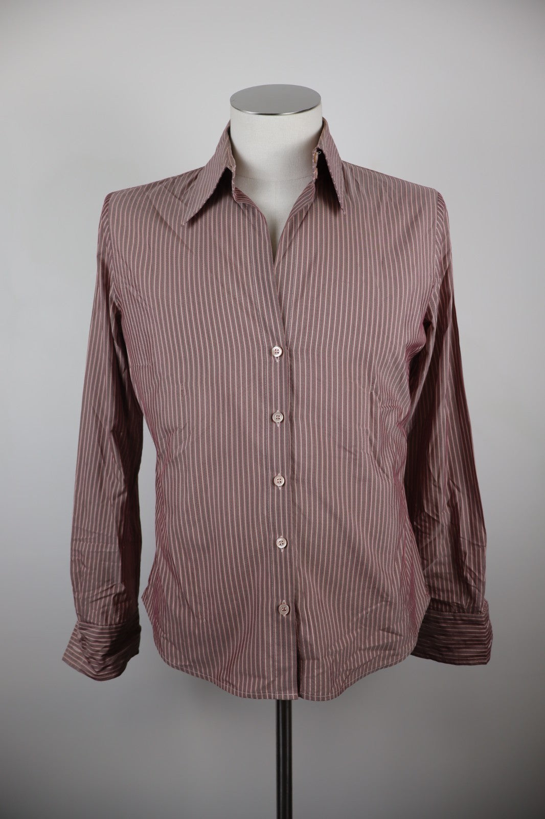 MARELLA CAMICIA MANICA LUNGA DONNA TG 46 WOMAN SHIRT CASUAL VINTAGE COTONE