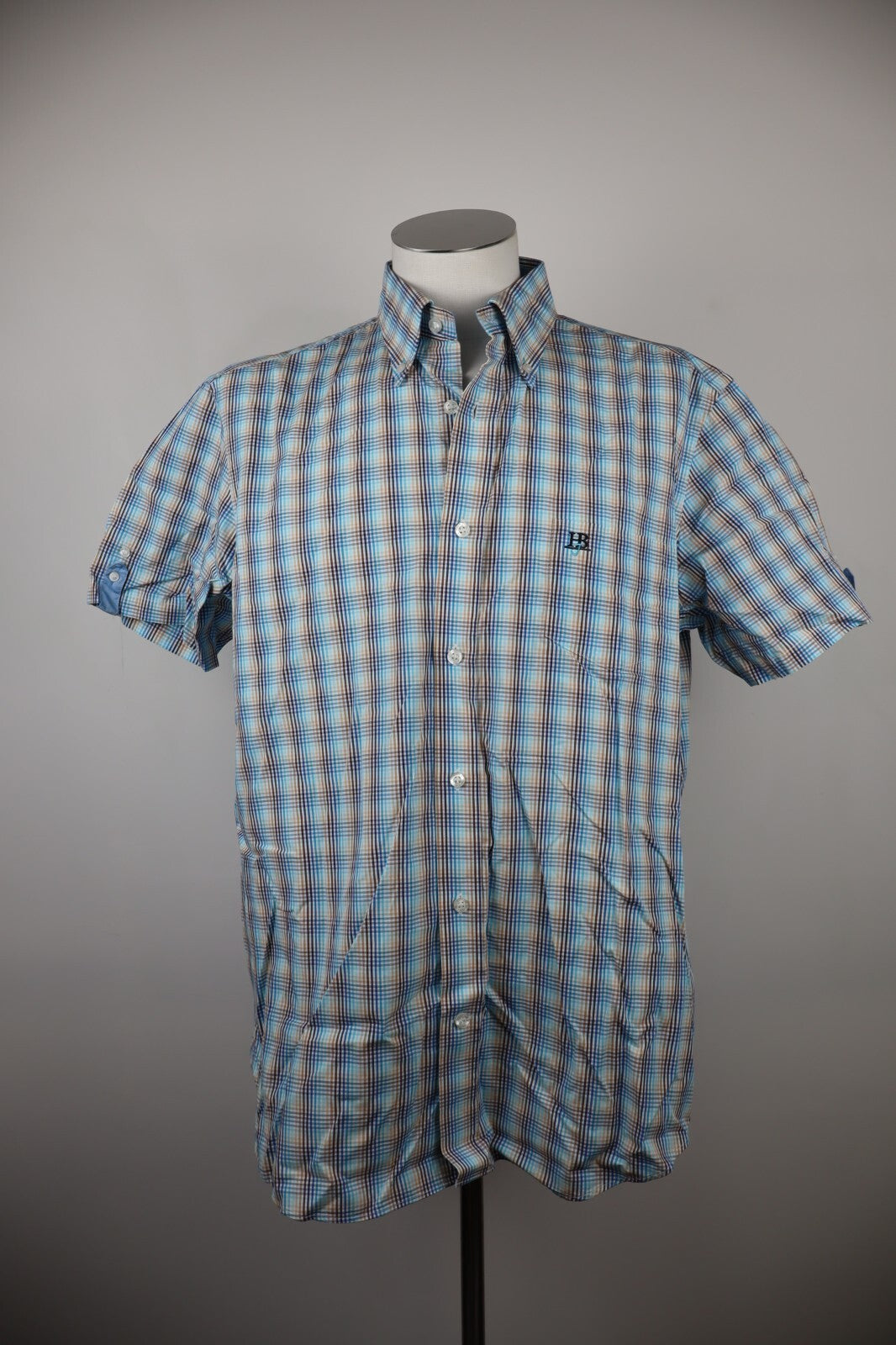 HARMONT & BLAINE JEANS CAMICIA UOMO L MAN CASUAL VINTAGE SHIRT COTONE COTTON