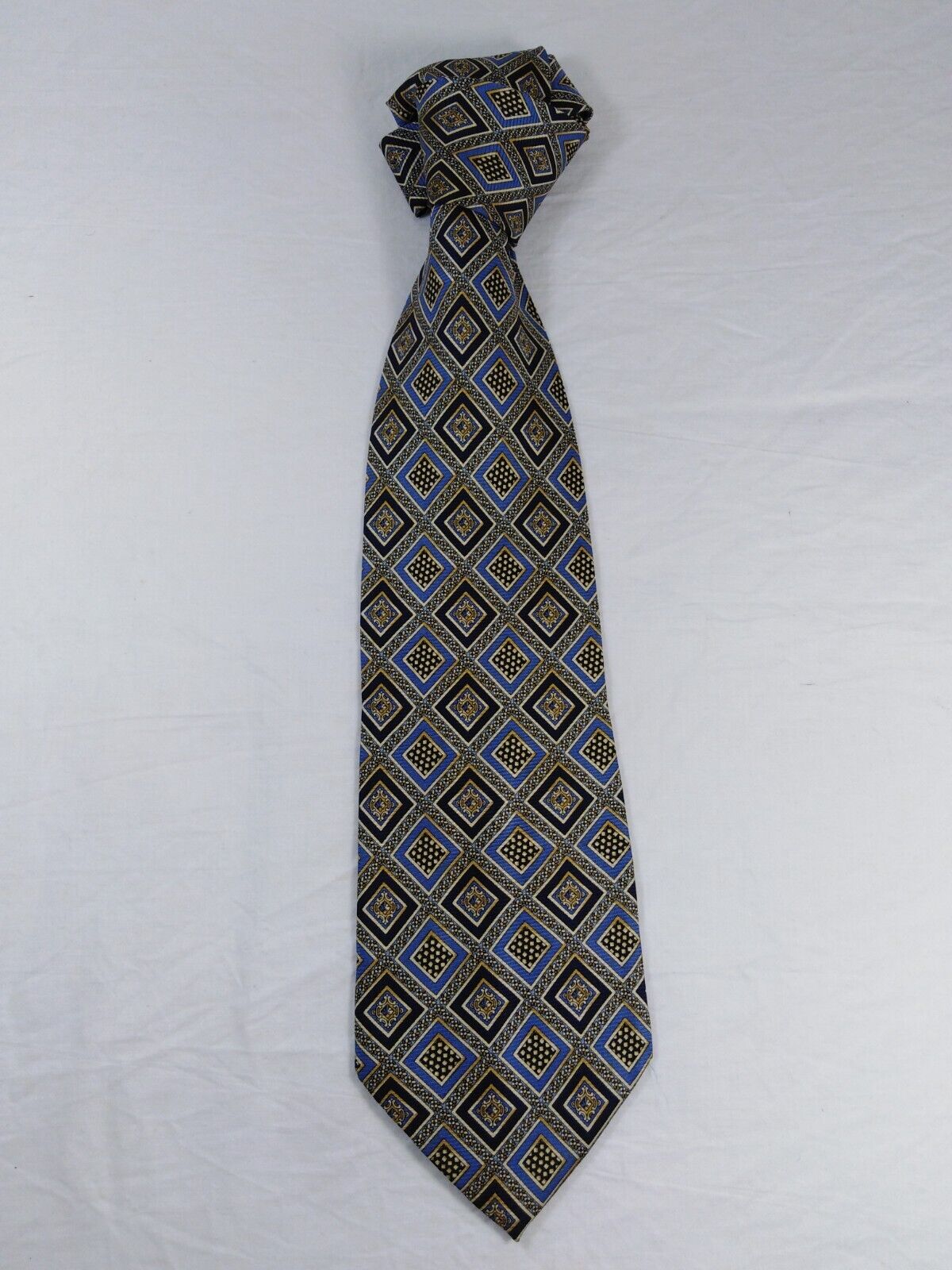 ENRICO COVERI 100%  SILK TIE SETA CRAVATTA NECKTIE MADE IN ITALY