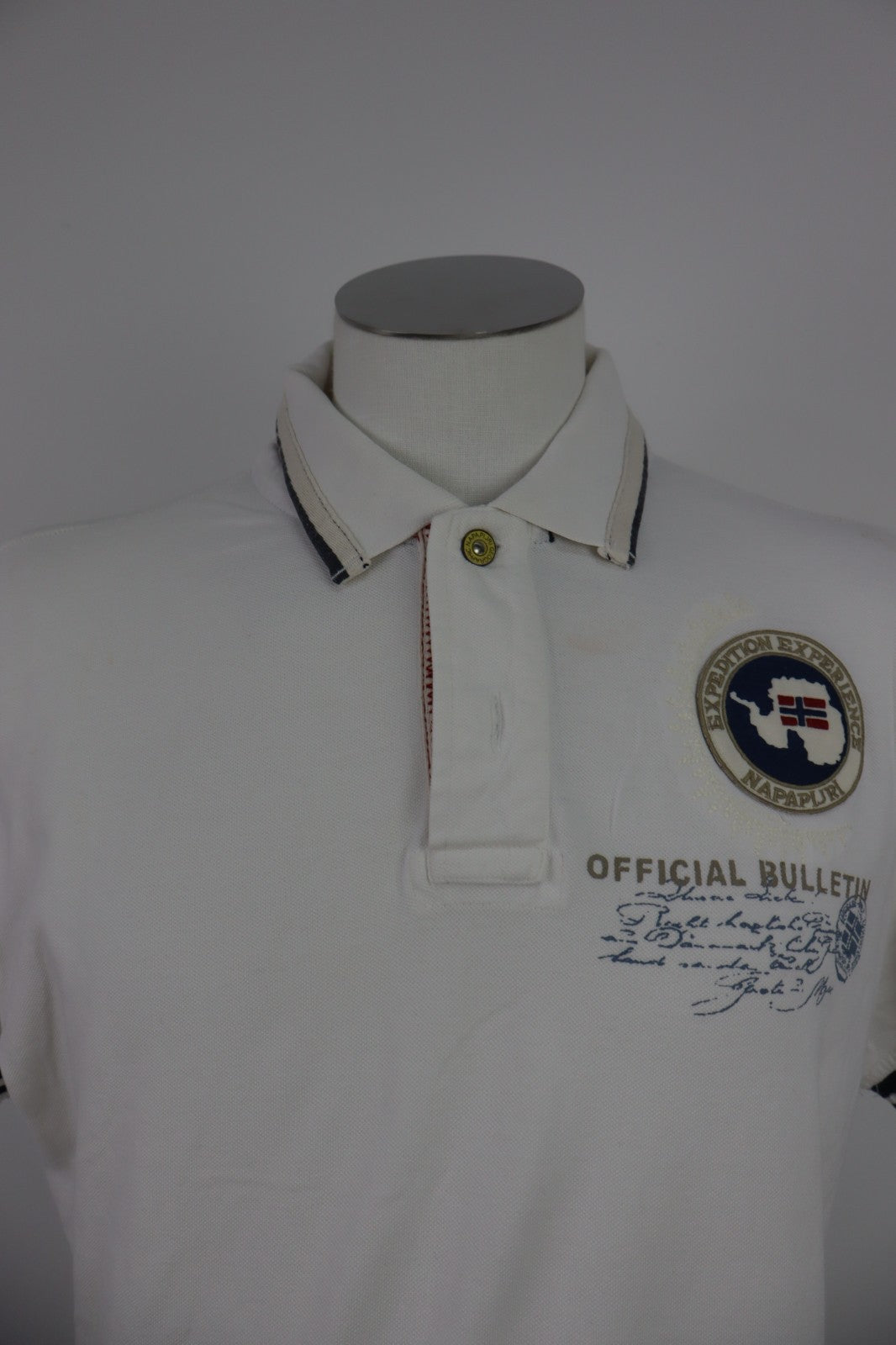 NAPAPIJRI MAGLIA POLO UOMO TG. XL MAN T-SHIRT CASUAL VINTAGE COTONE COTTON