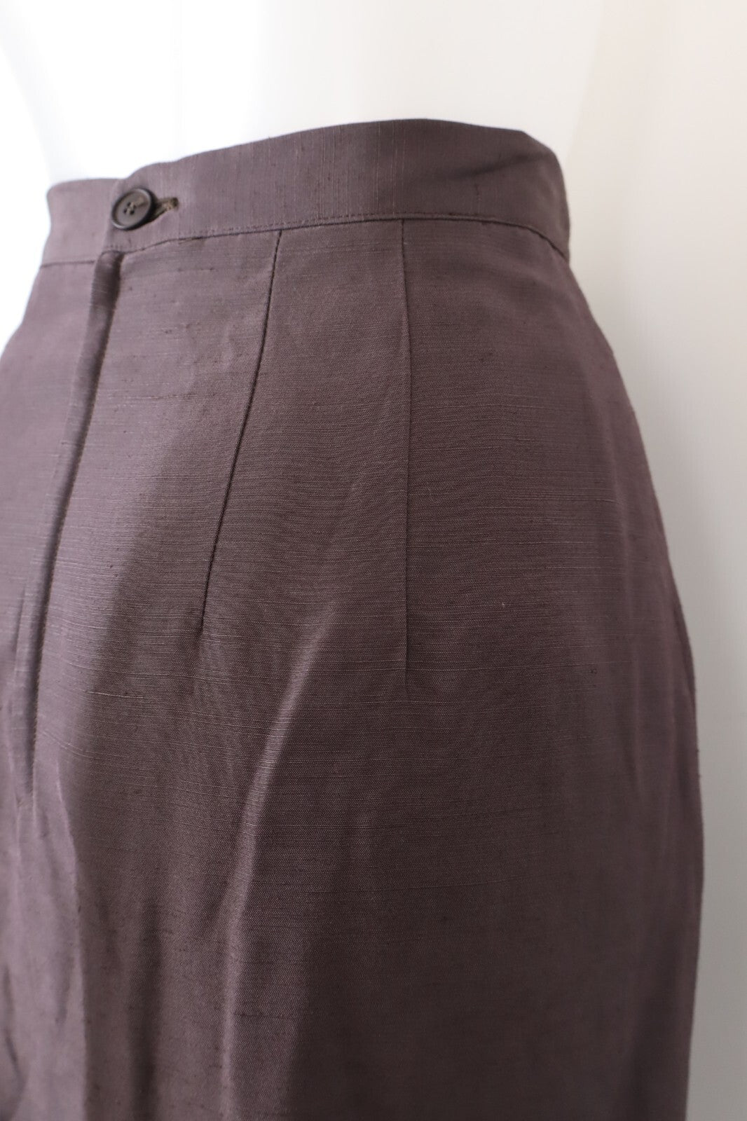 LUISA SPAGNOLI GONNA DONNA LINO VISCOSA WOMAN LINEN SKIRT Tg. 48 CASUAL VINTAGE