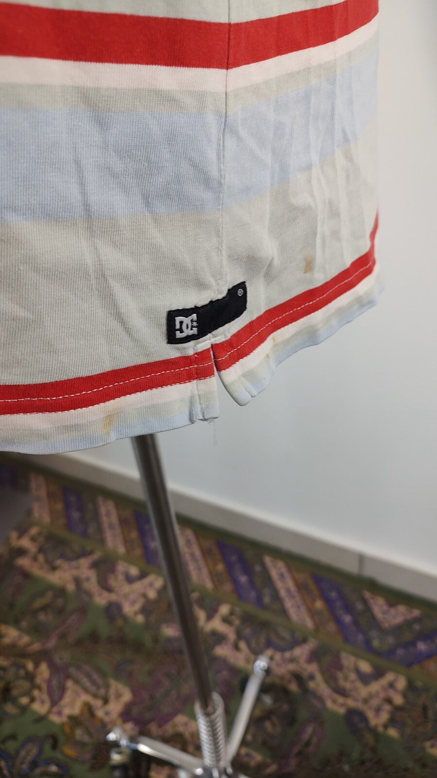 DC SHOES MAGLIA POLO UOMO TG M MAN T-SHIRT CASUAL VINTAGE COTONE