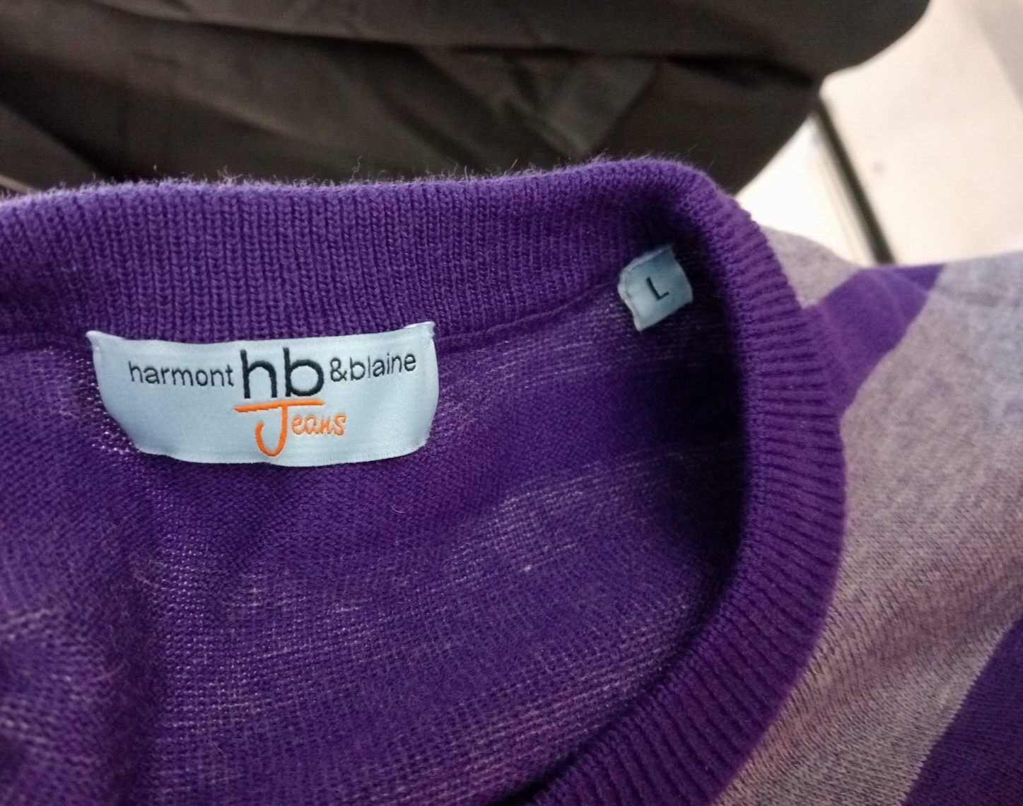 HARMONT & BLAINE MAGLIONE LANA UOMO TG L MAN SWEATER CASUAL VINTAGE