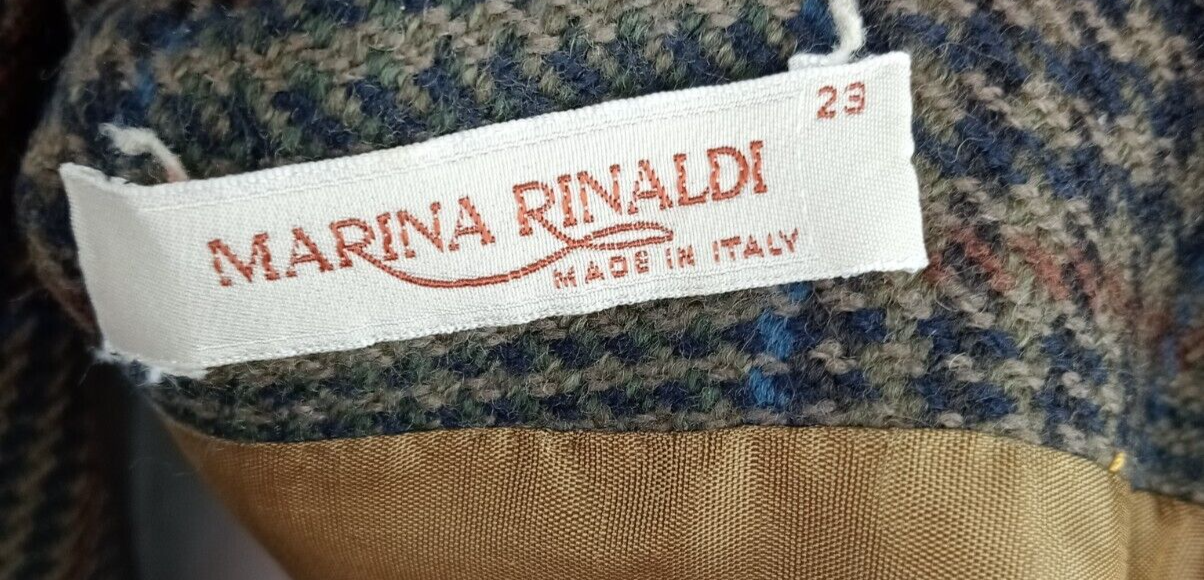 MARINA RINALDI ALEXANDERS BLAZER GIACCA DONNA Tg 23 WOMAN VINTAGE CASUAL JACKET