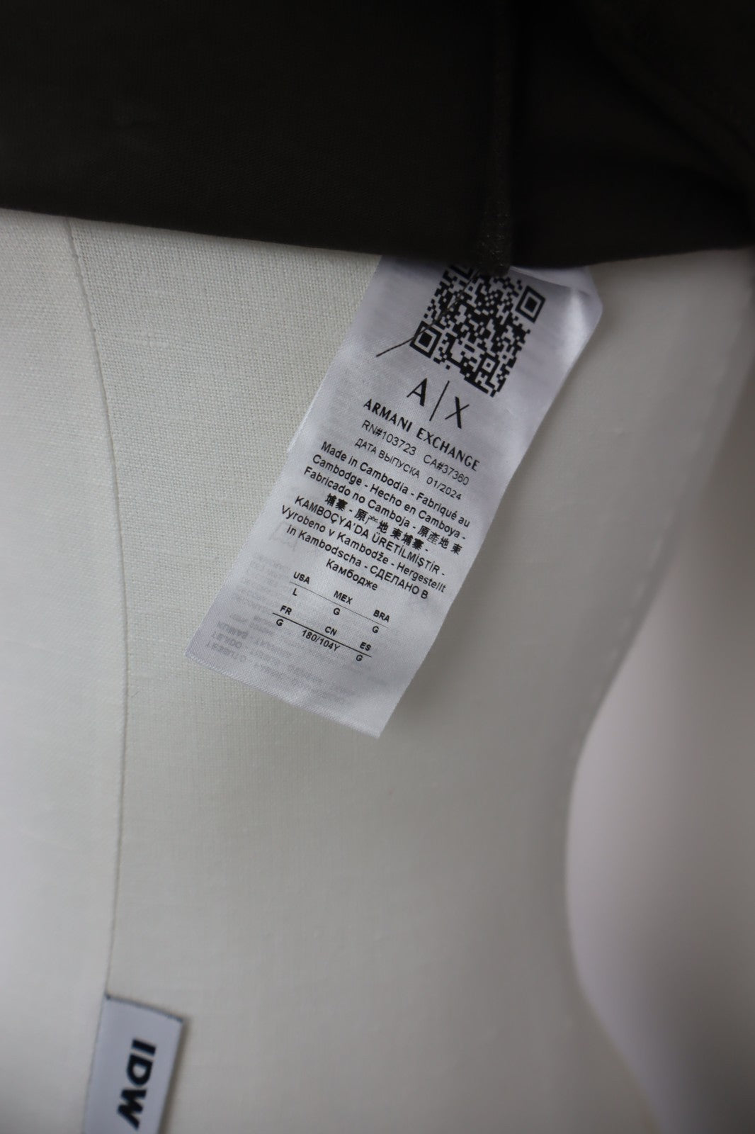 ARMANI EXCHANGE MAGLIA COTONE UOMO TG L MAN T-SHIRT VINTAGE CASUAL COTTON