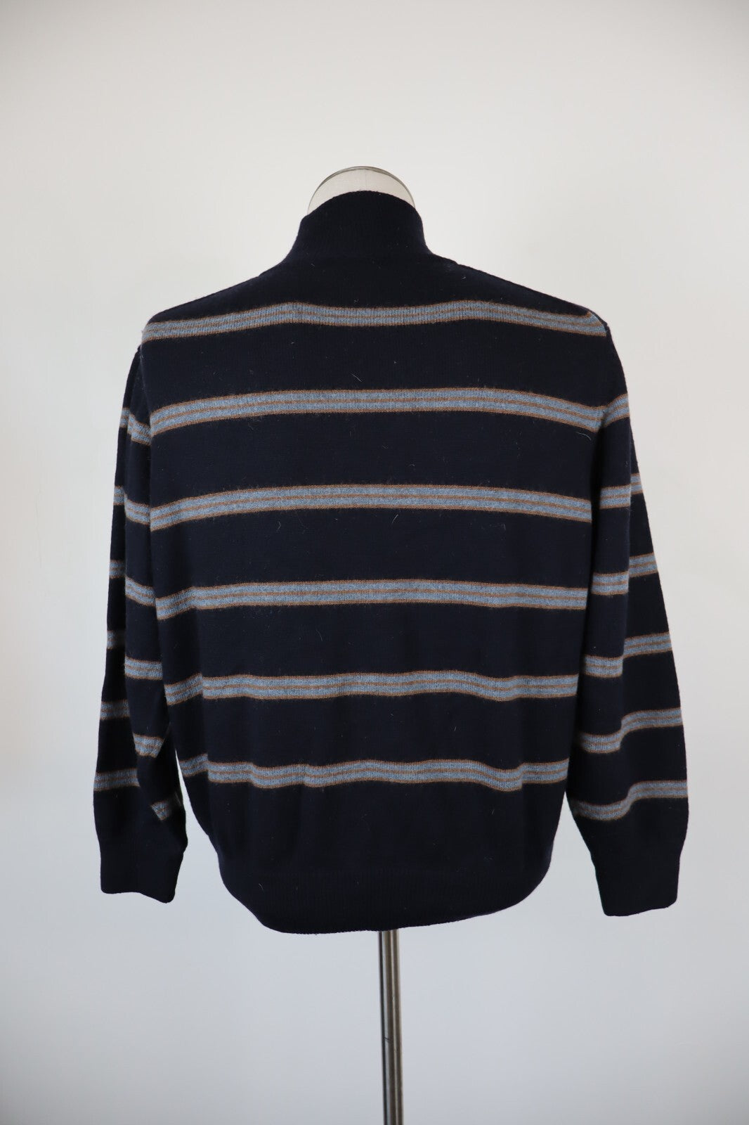 BROOKS BROTHERS 346 MAGLIONE VINTAGE UOMO LANA MERINOS Tg. L MAN SWEATER CASUAL
