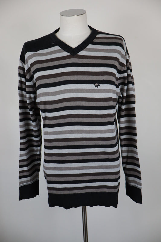 QUIKSILVER MAGLIONE VINTAGE UOMO COTONE Tg. XL MAN SWEATER CASUAL COTTON