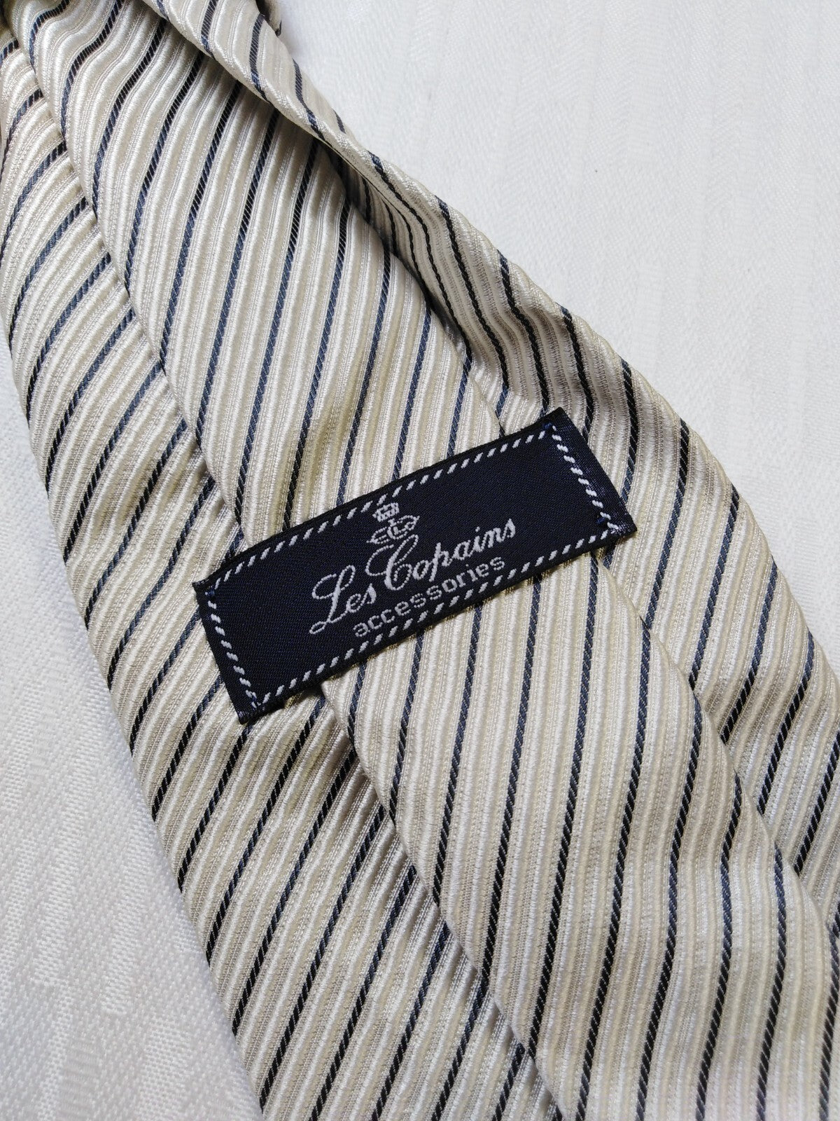 LES COPAINS 100% SILK TIE SETA CRAVATTA NECKTIE MADE IN ITALY CLASSIC