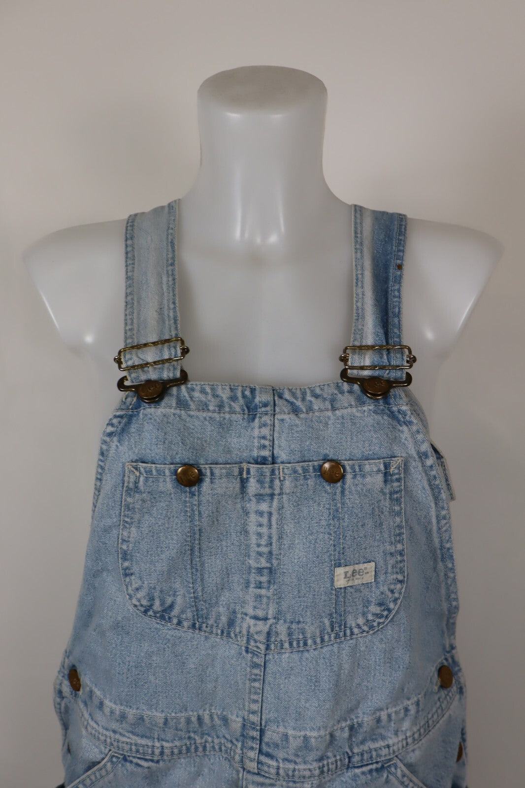 LEE COMPLETO DONNA PANTALONE Tg. S SALOPETTE ONE PIECE VINTAGE CASUAL DENIM
