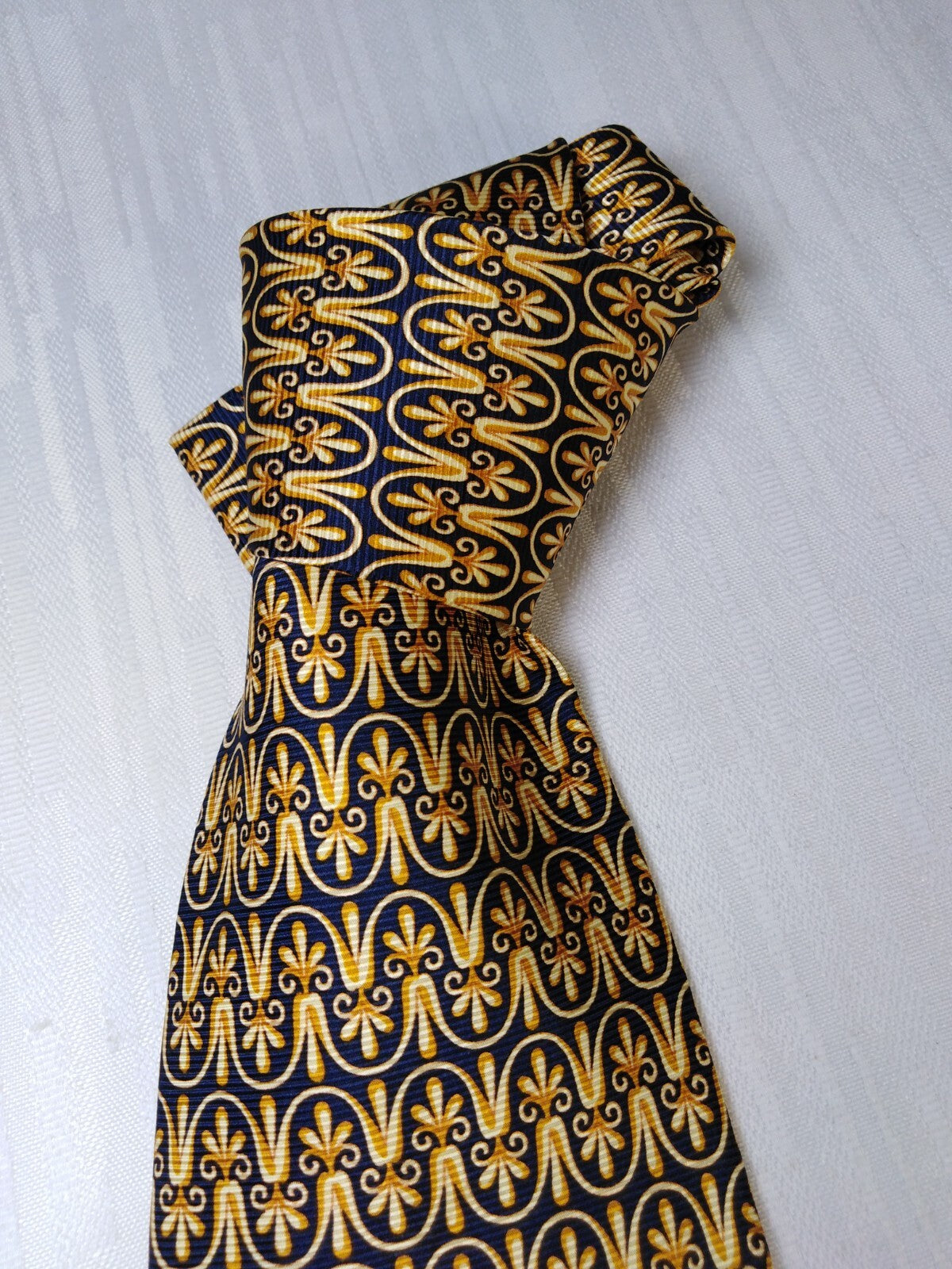 ROCCOBAROCCO  100% SILK TIE SETA CRAVATTA NECKTIE MADE IN ITALY CLASSIC