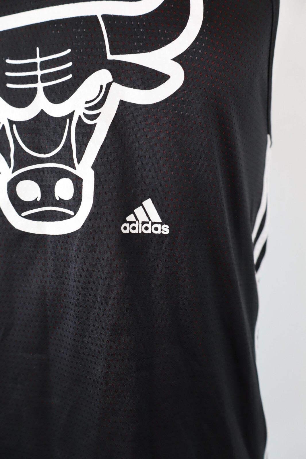ADIDAS CHICAGO BULLS CANOTTA BASKET DOUBLEFACE T-SHIRT UOMO TG M SPORT  CASUAL