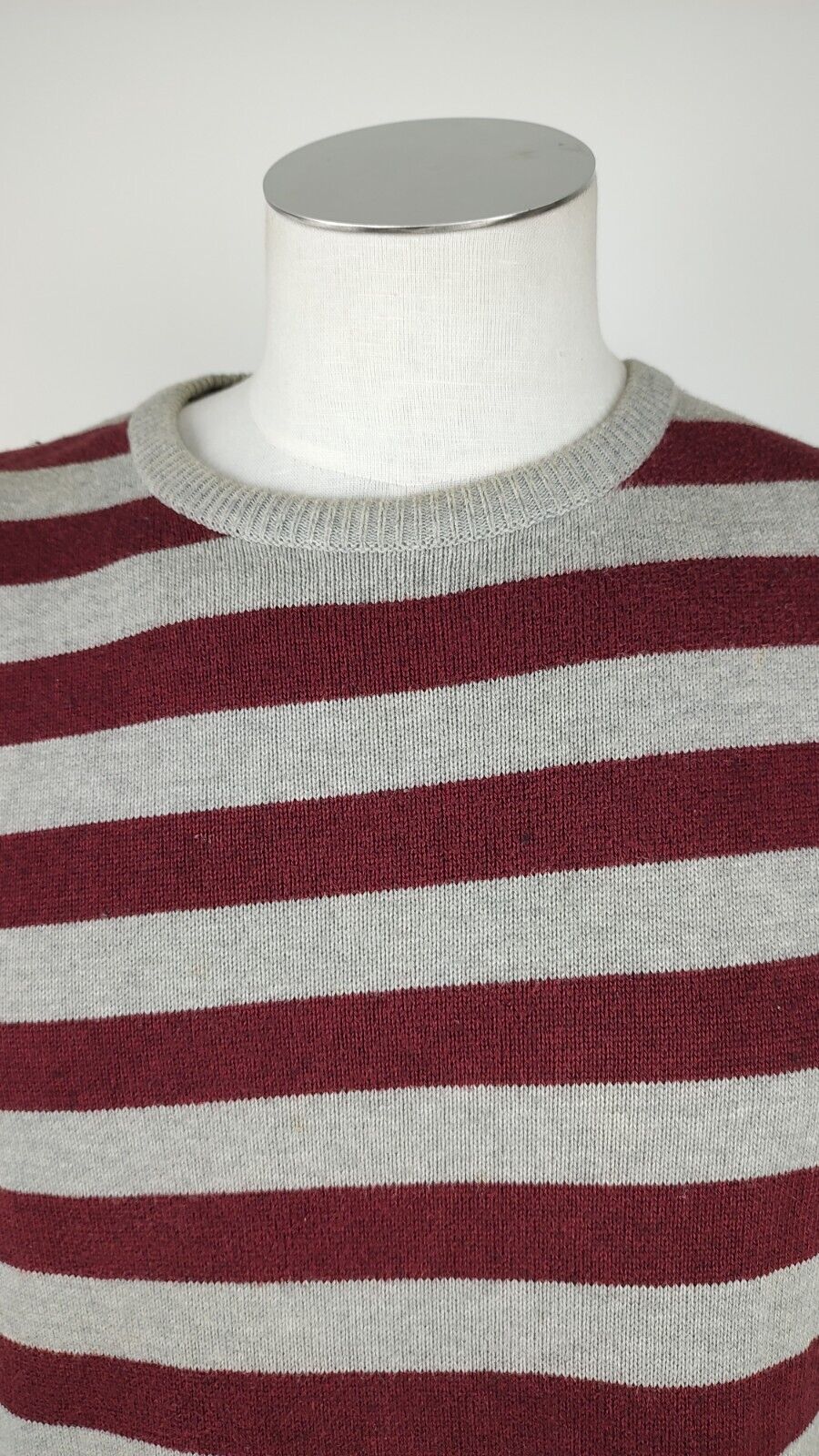 TOMMY HILFIGER  MAGLIONE COTONE VINTAGE UOMO Tg. L MAN SWEATER CASUAL