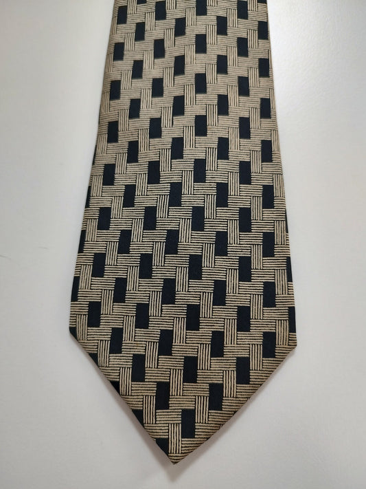 ANGELO MARINO NAPOLI 100% SILK TIE SETA CRAVATTA NECKTIE MADE IN ITALY CLASSIC