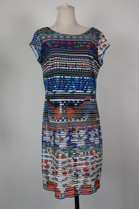 DESIGUAL VESTITO DONNA TG. XS WOMAN CASUAL VINTAGE DRESS ITALIA