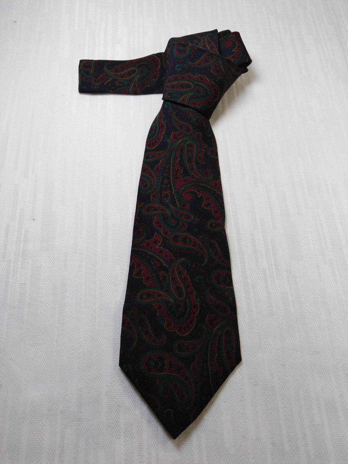 BORSALINO 100% SILK TIE SETA CRAVATTA NECKTIE MADE IN ITALY CLASSIC