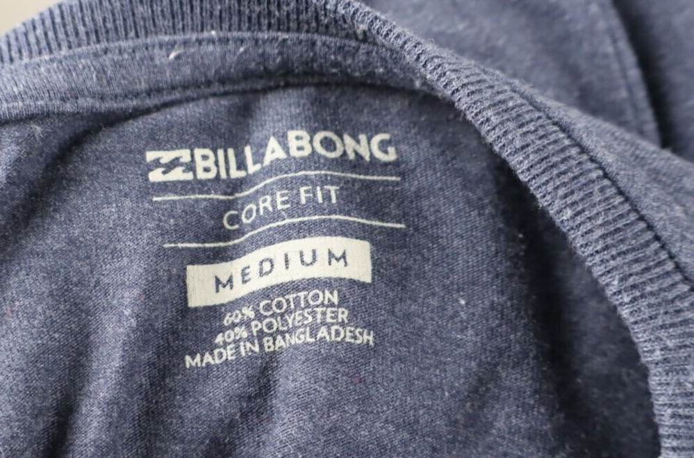 BILLABONG MAGLIA UOMO TG. M MAN T-SHIRT CASUAL VINTAGE COTONE COTTON