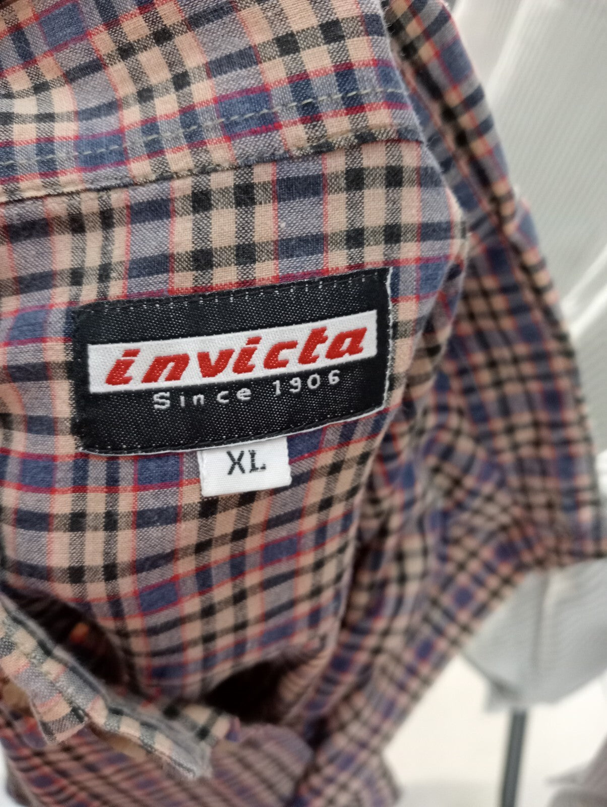 INVICTA CAMICIA UOMO COTONE COTTON TG XL MAN CASUAL VINTAGE SHIRT ITALY