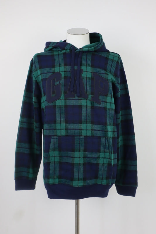 GAP FELPA CAPPUCCIO MAGLIA UOMO Tg L MAN SWEATSHIRT CASUAL VINTAGE COTONE TAG