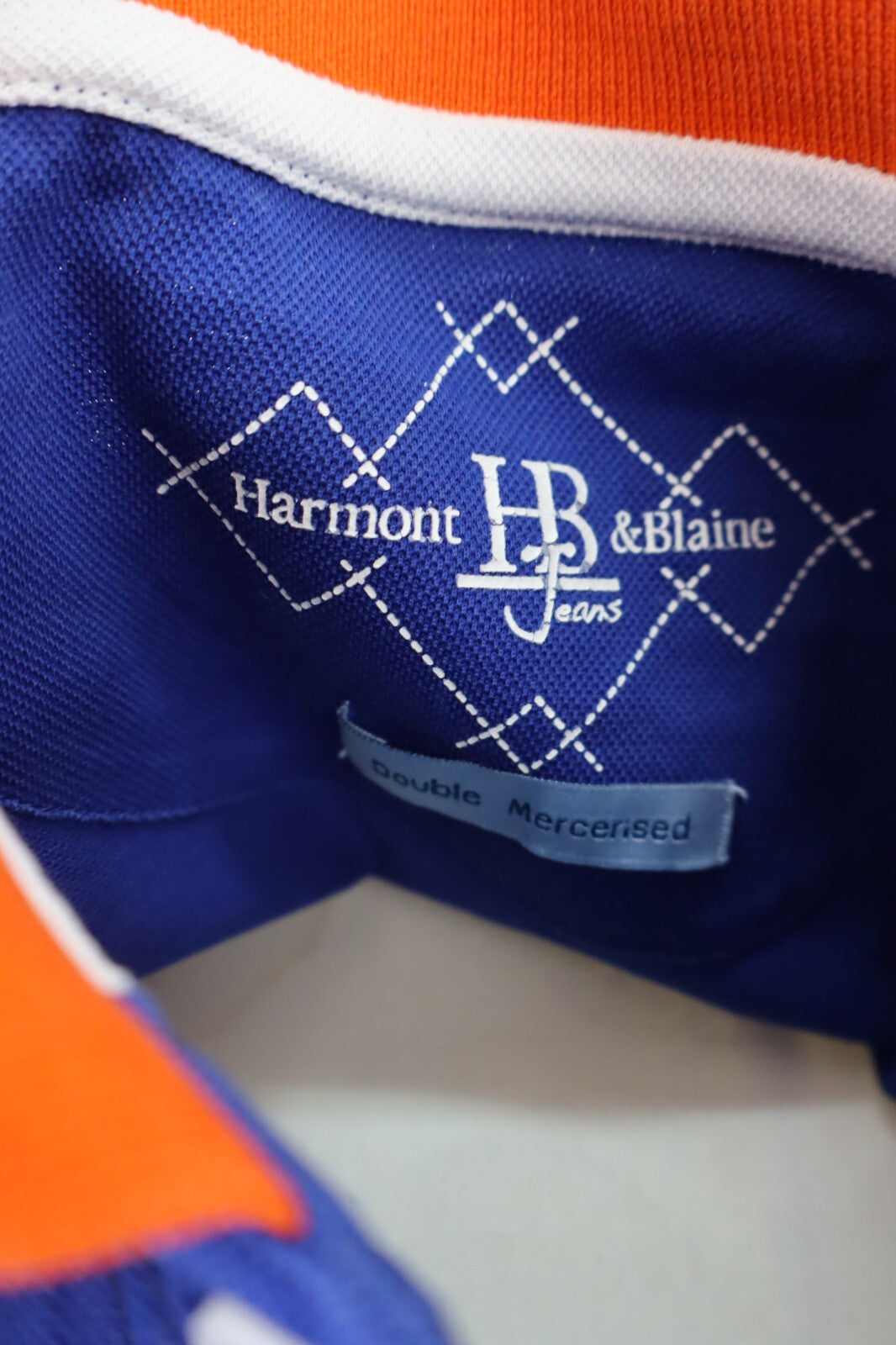 HARMONT & BLAINE MAGLIA POLO UOMO TG L MAN T-SHIRT CASUAL VINTAGE COTONE
