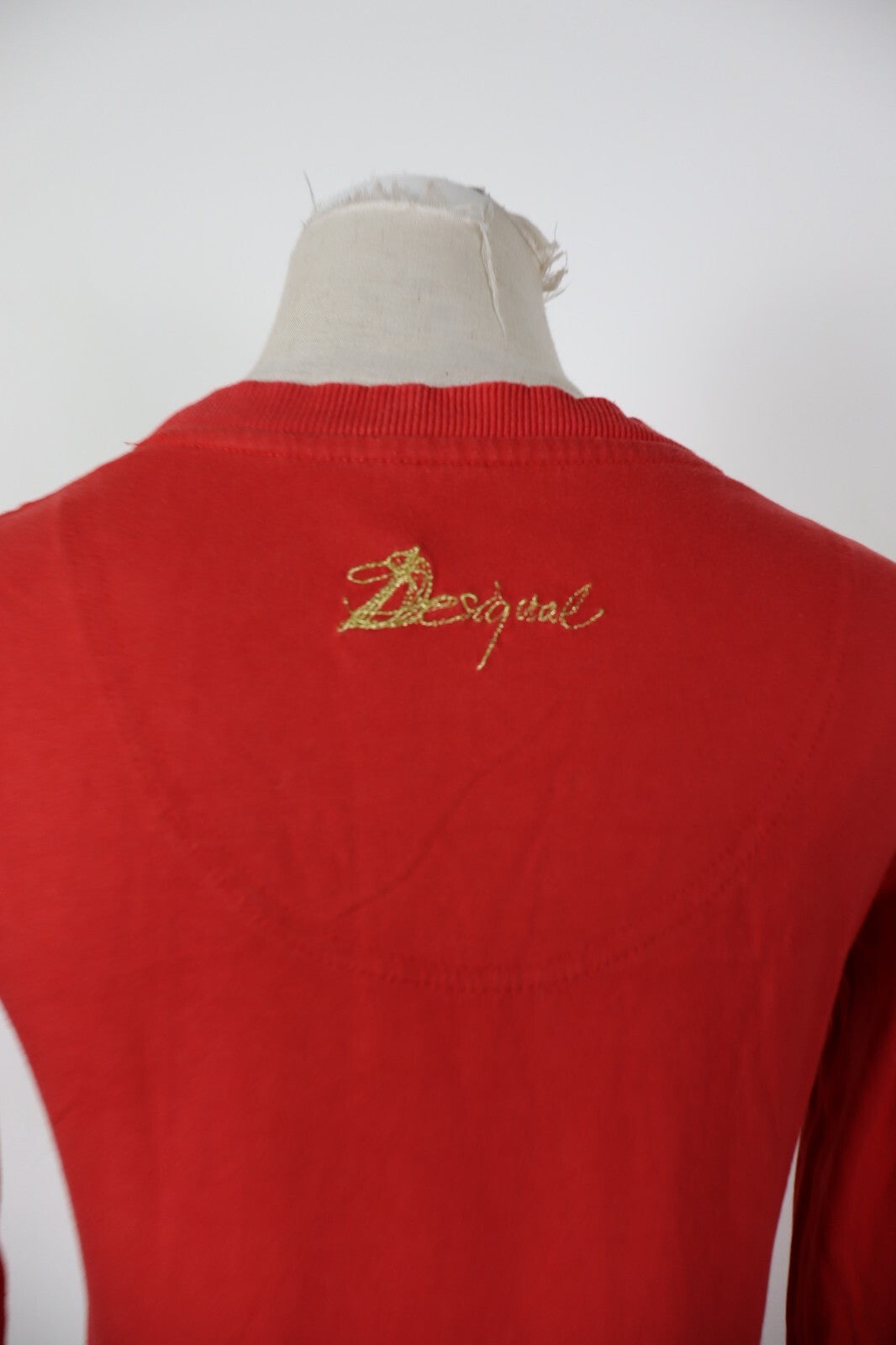 DESIGUAL MAGLIA DONNA TG. S WOMAN CASUAL VINTAGE T-SHIRT TOP