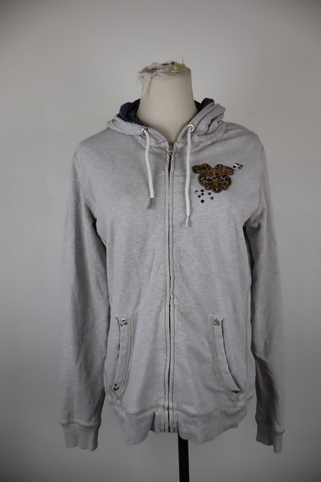 NAPAPIJRI FELPA CAPPUCCIO DONNA L WOMAN CASUAL VINTAGE SPORT SWEATSHIRT COTONE