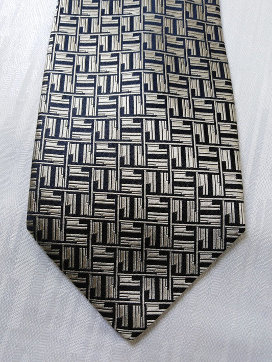 ENRICO COVERI 100% SETA SILK TIE CRAVATTA NECKTIE ITALY VINTAGE CLASSIC UOMO