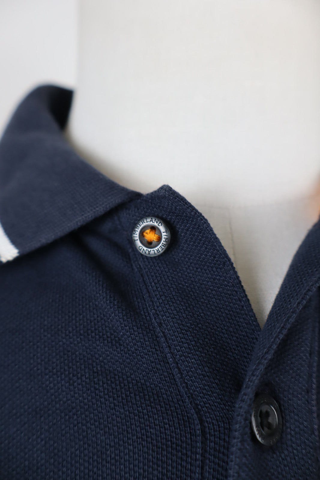 TIMBERLAND POLO UOMO MAN COTONE TG. S SLIM T-SHIRT CASUAL VINTAGE COTONE LOGO