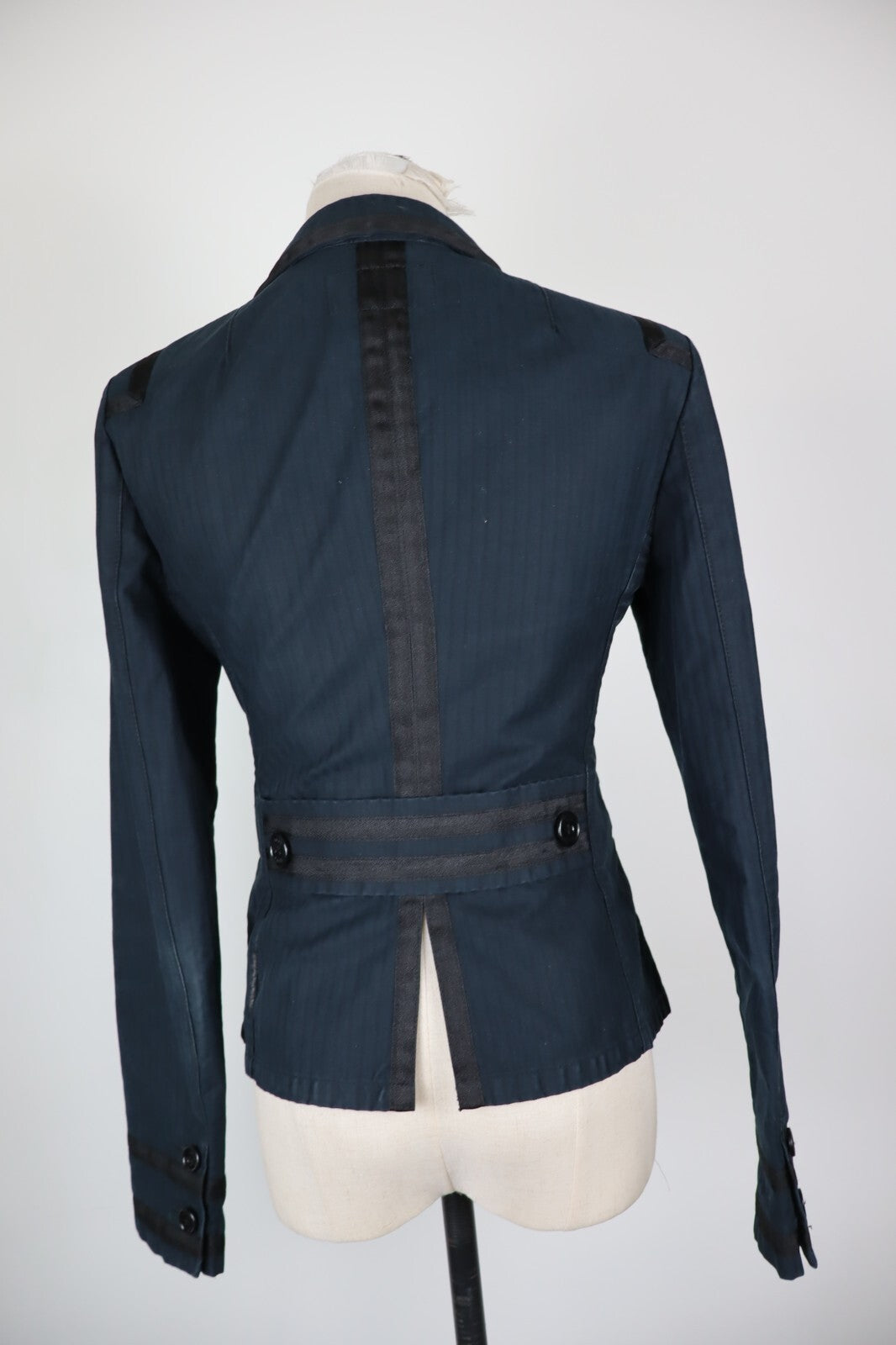 AJ ARMANI JEANS BLAZER GIACCA COTONE DONNA Tg 40 WOMAN VINTAGE JACKET CASUAL