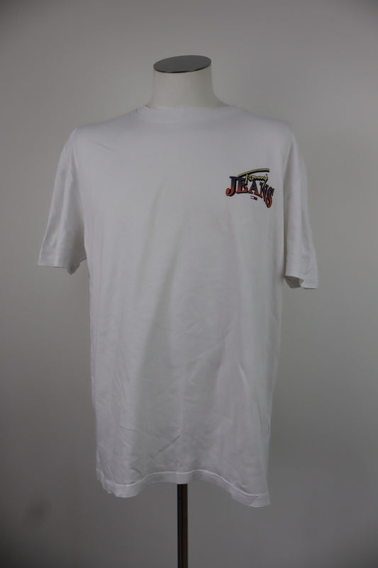 TOMMY JEANS HILFIGER MAGLIA UOMO COTONE TG. L MAN COTTON T- SHIRT CASUAL VINTAGE