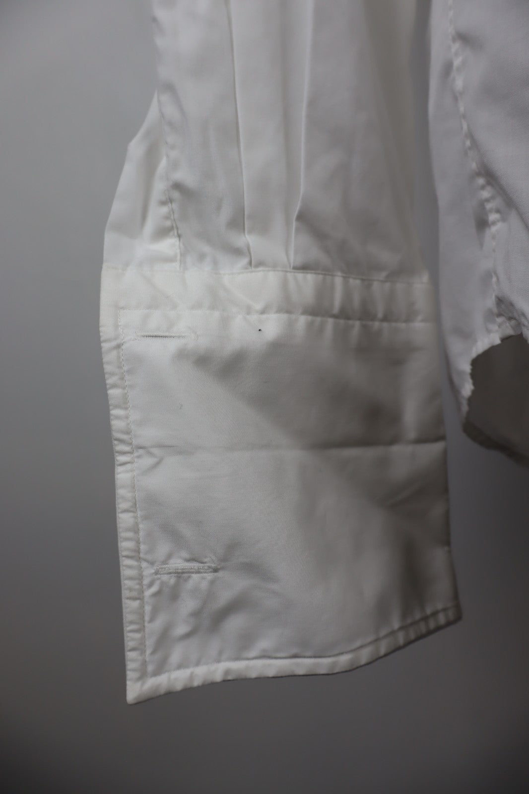 HUGO BOSS CAMICIA UOMO TG. 41 / 16 MAN CASUAL VINTAGE SHIRT COTONE COTTON BIANCO