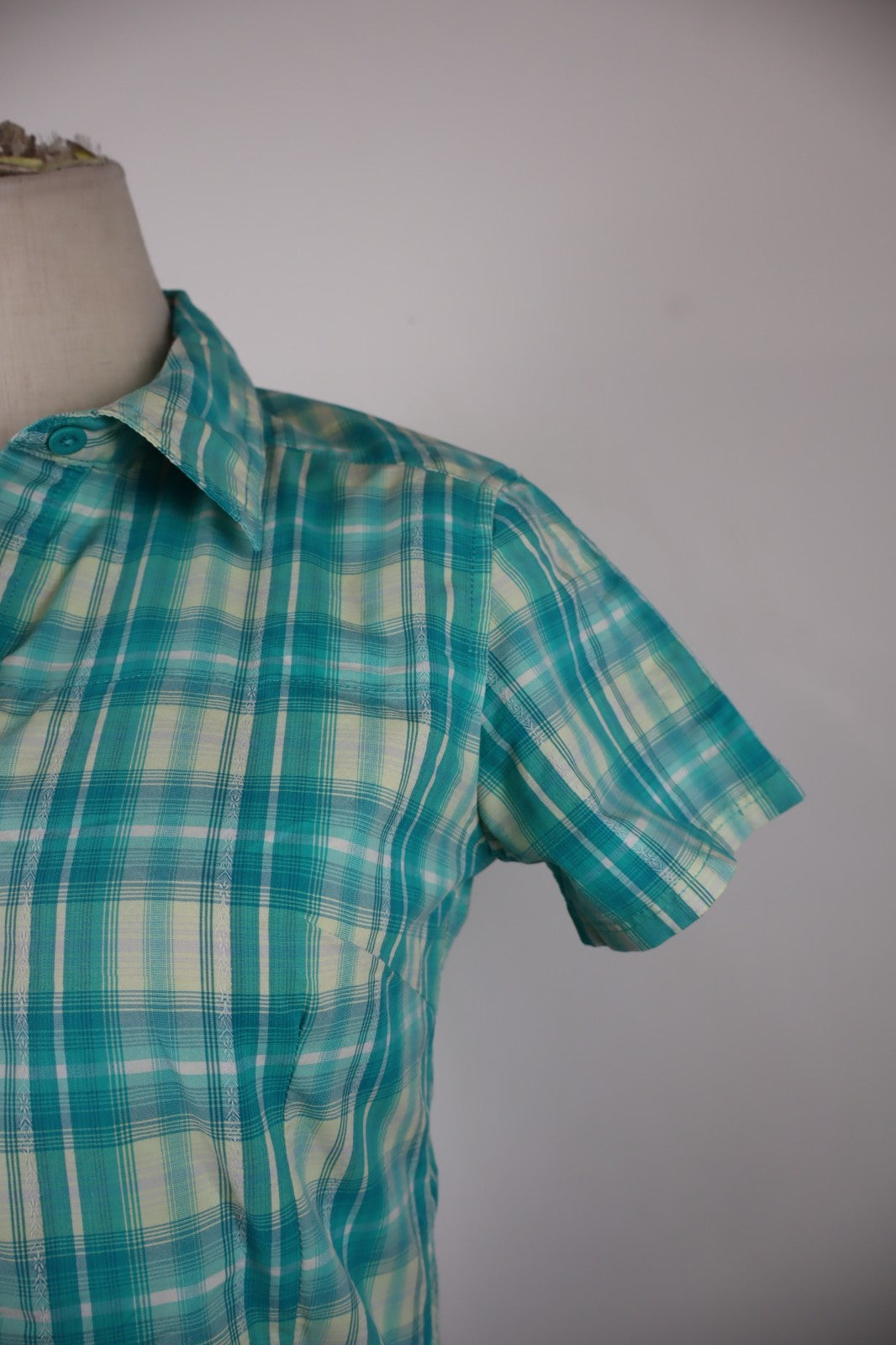 THE NORTH FACE CAMICIA DONNA TG. XS WOMAN SHIRT CASUAL VINTAGE COTONE COTTON