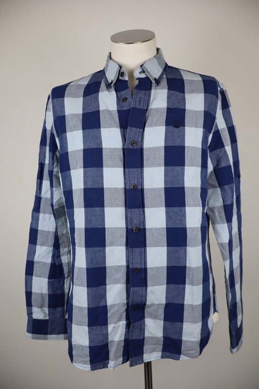 TIMBERLAND CAMICIA UOMO TG. M SLIM FIT MAN CASUAL VINTAGE SHIRT COTONE COTTON