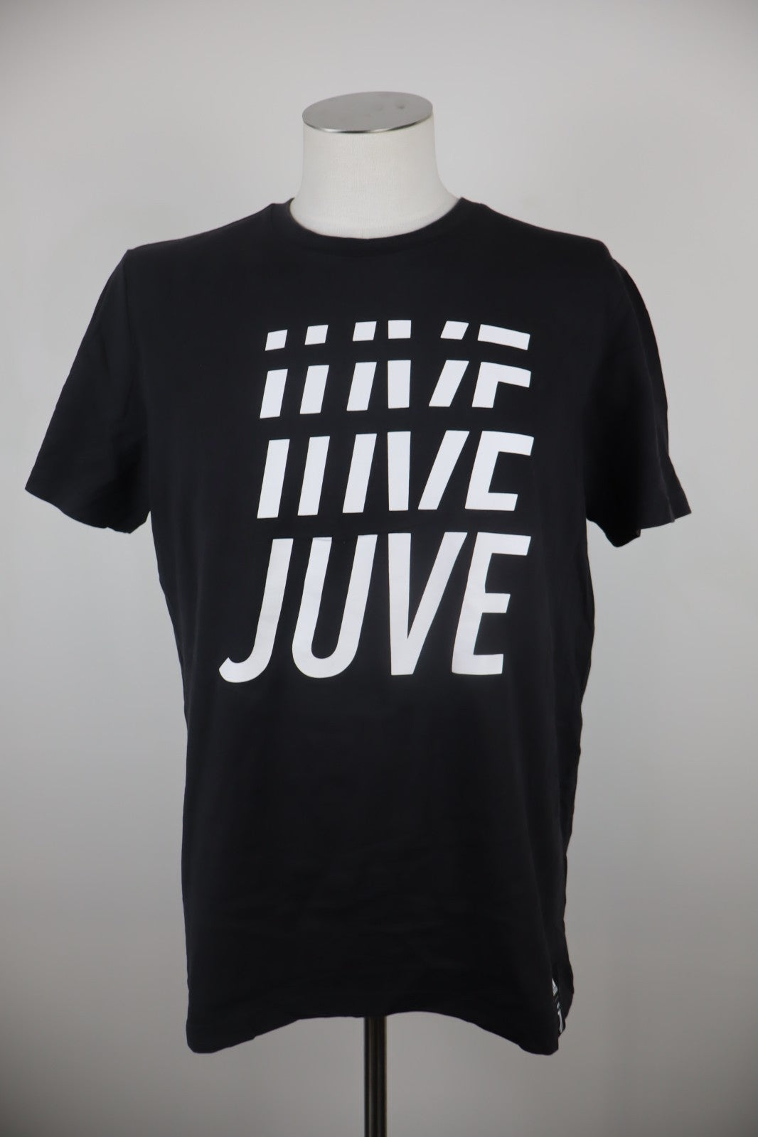 ADIDAS JUVE MAGLIA UOMO TG L MAN COTTON T-SHIRT CASUAL  COTONE VINTAGE LOGO
