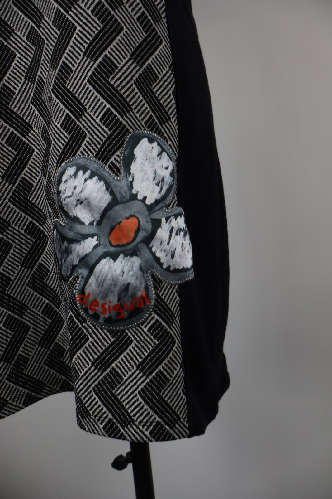 DESIGUAL VESTITO ABITO DONNA TG. L WOMAN CASUAL VINTAGE DRESS