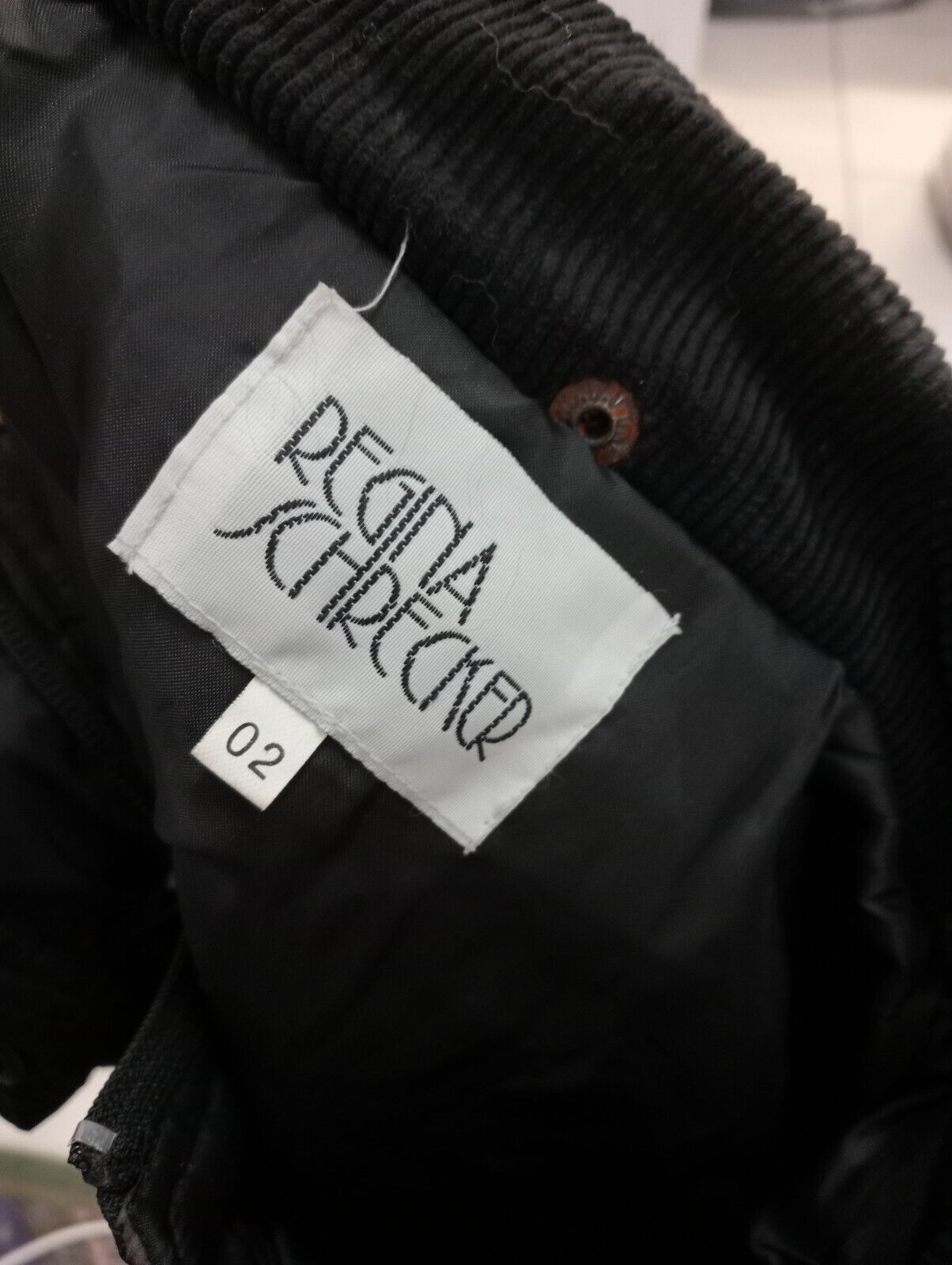 REGINA SCHRECKER GIUBBINO DONNA Tg 02 IMBOTTITO WOMAN JACKET CASUAL VINTAGE