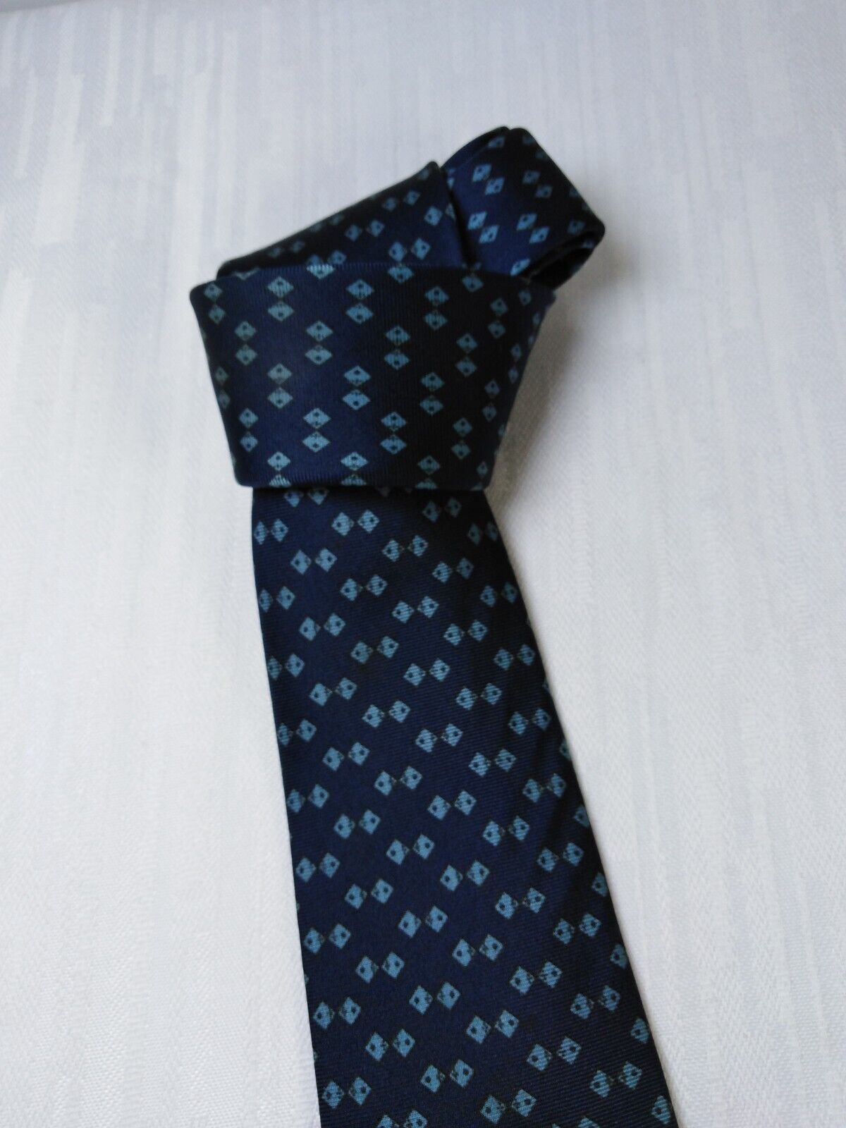 ROXY 100% SETA SILK TIE CRAVATTA NECKTIE ITALY VINTAGE CLASSIC