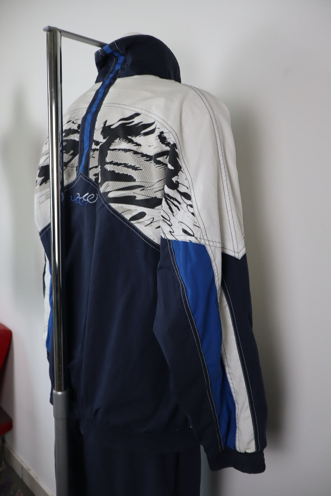 LOTTO BORIS BECKER TUTA COMPLETO TG L TRACKSUIT JACKET GIACCA PANTS UOMO SPORT