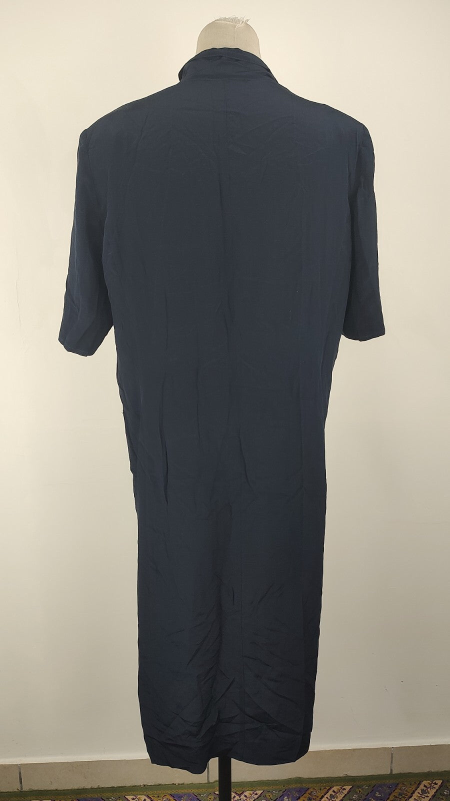 MARINA RINALDI VESTITO DONNA TG. 23  WOMAN CASUAL VINTAGE DRESS SETA