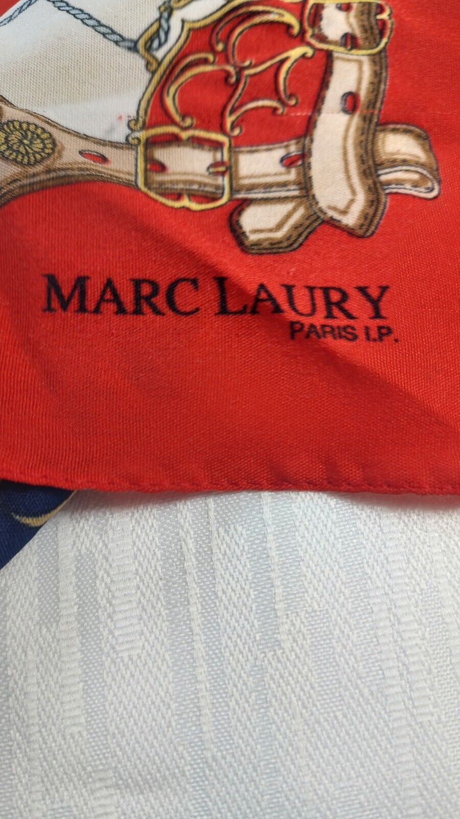 MARC LAURY FOULARD 100% SILK SETA SCARVES SCARF SQUARE MADE IN ITALY