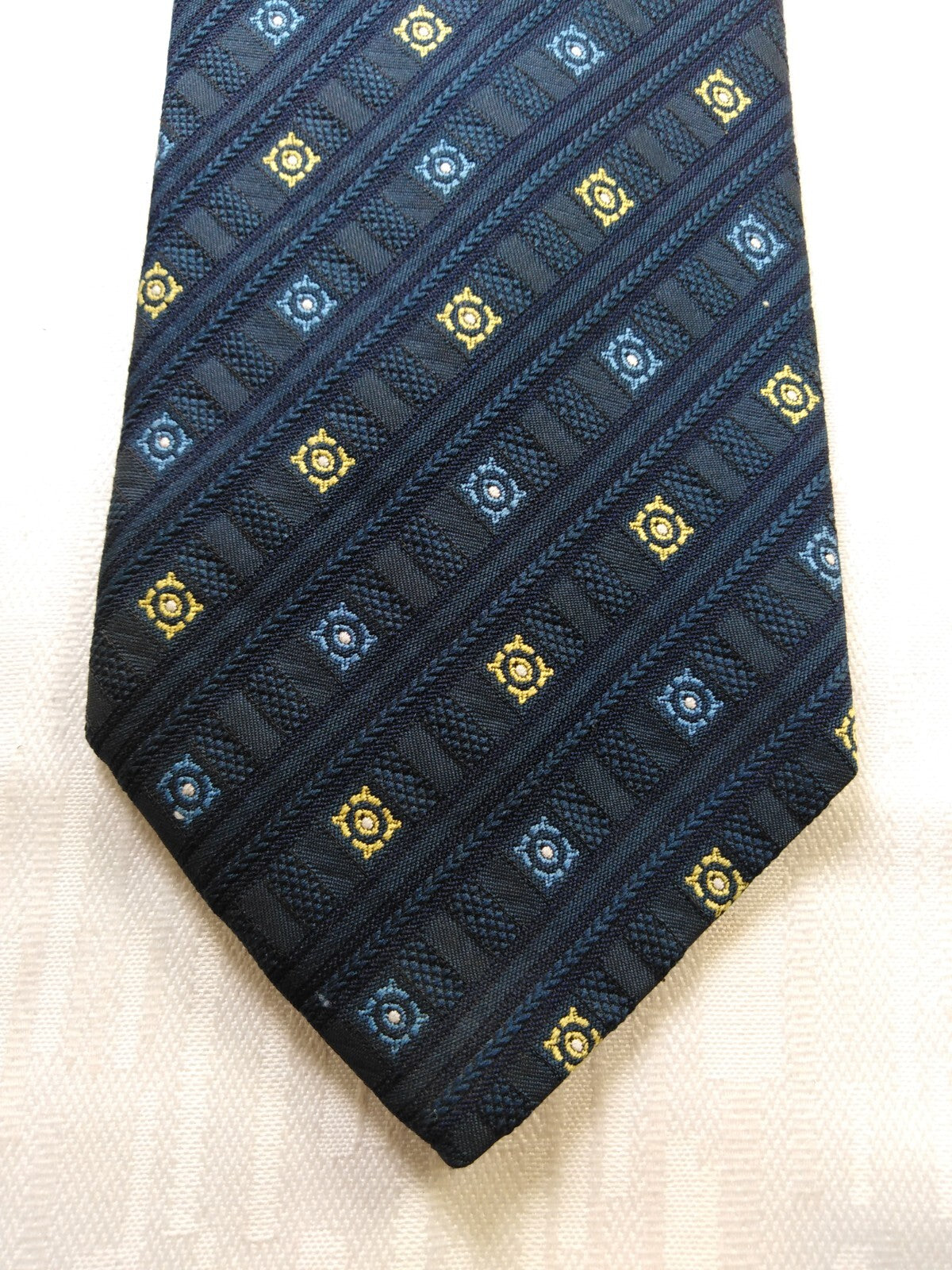 TINO COSMA 100% SETA SILK TIE CRAVATTA NECKTIE MADE ITALY VINTAGE CLASSIC