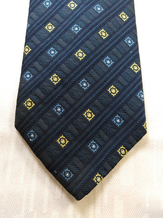 TINO COSMA 100% SETA SILK TIE CRAVATTA NECKTIE MADE ITALY VINTAGE CLASSIC